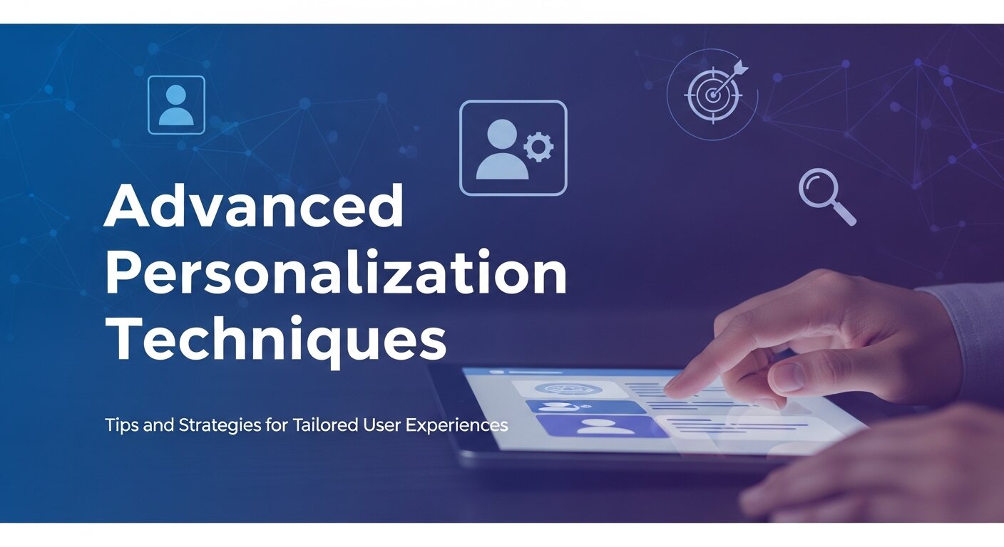 Advanced Personalization Techniques