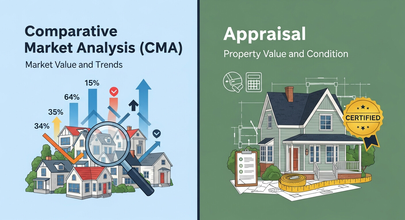 Comparative Market Analysis vs. Appraisal